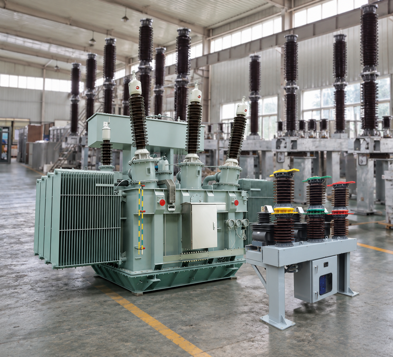 Qiandian Zhicheng power equipment products and manufacturing workshop scenario design